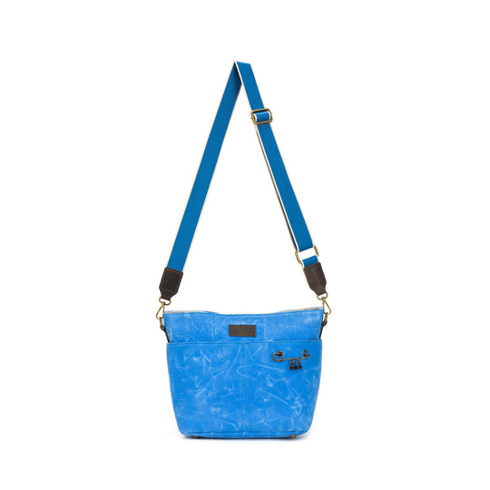 Maker's Canvas Daily Mini Bag | Azure | dellaQ.com – della Q Retail