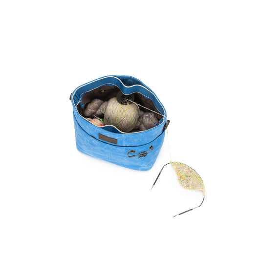 Maker's Canvas Daily Mini Bag | Azure | dellaQ.com – della Q Retail