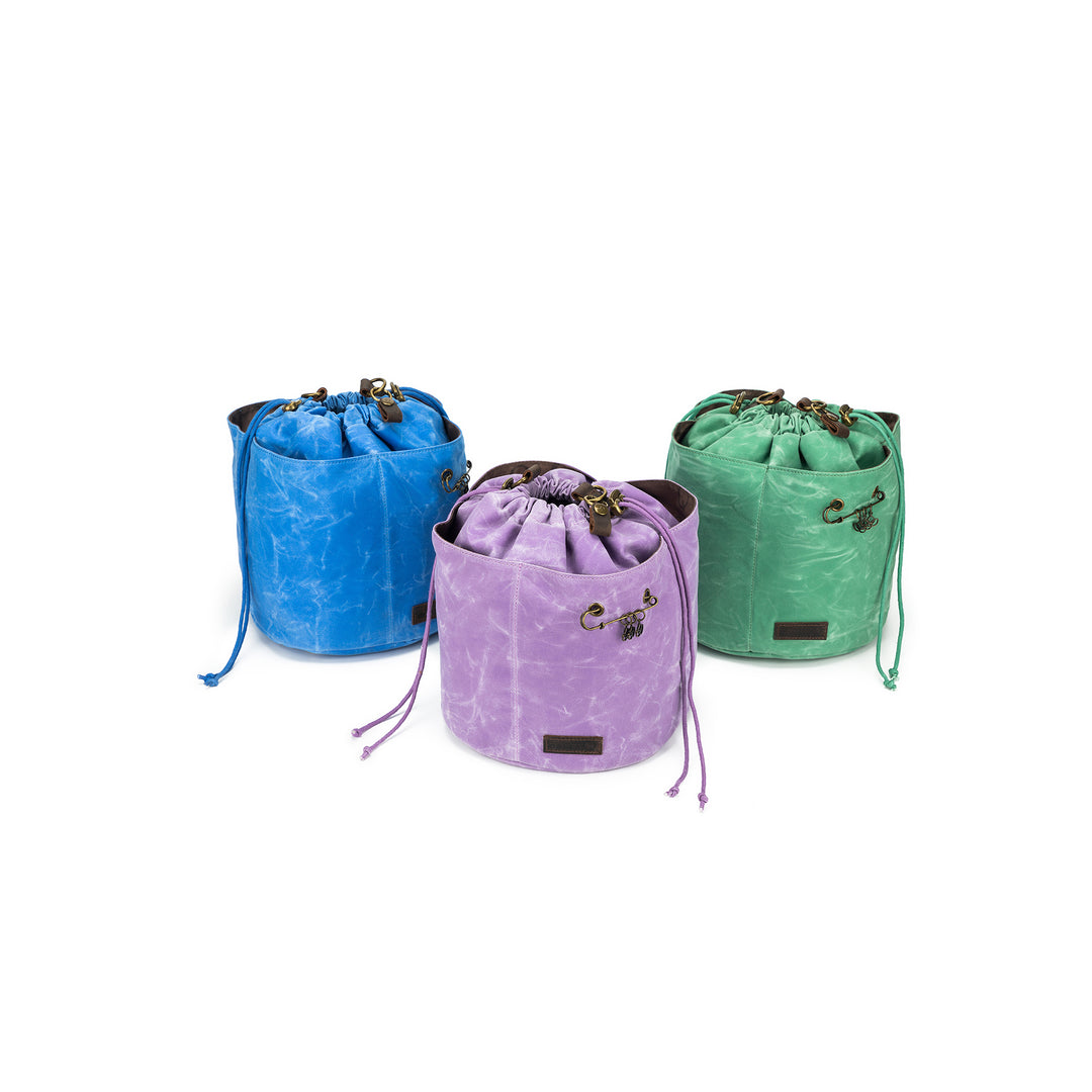 Maker's Canvas Bucket Bag | Violet| dellaQ.com – della Q Retail