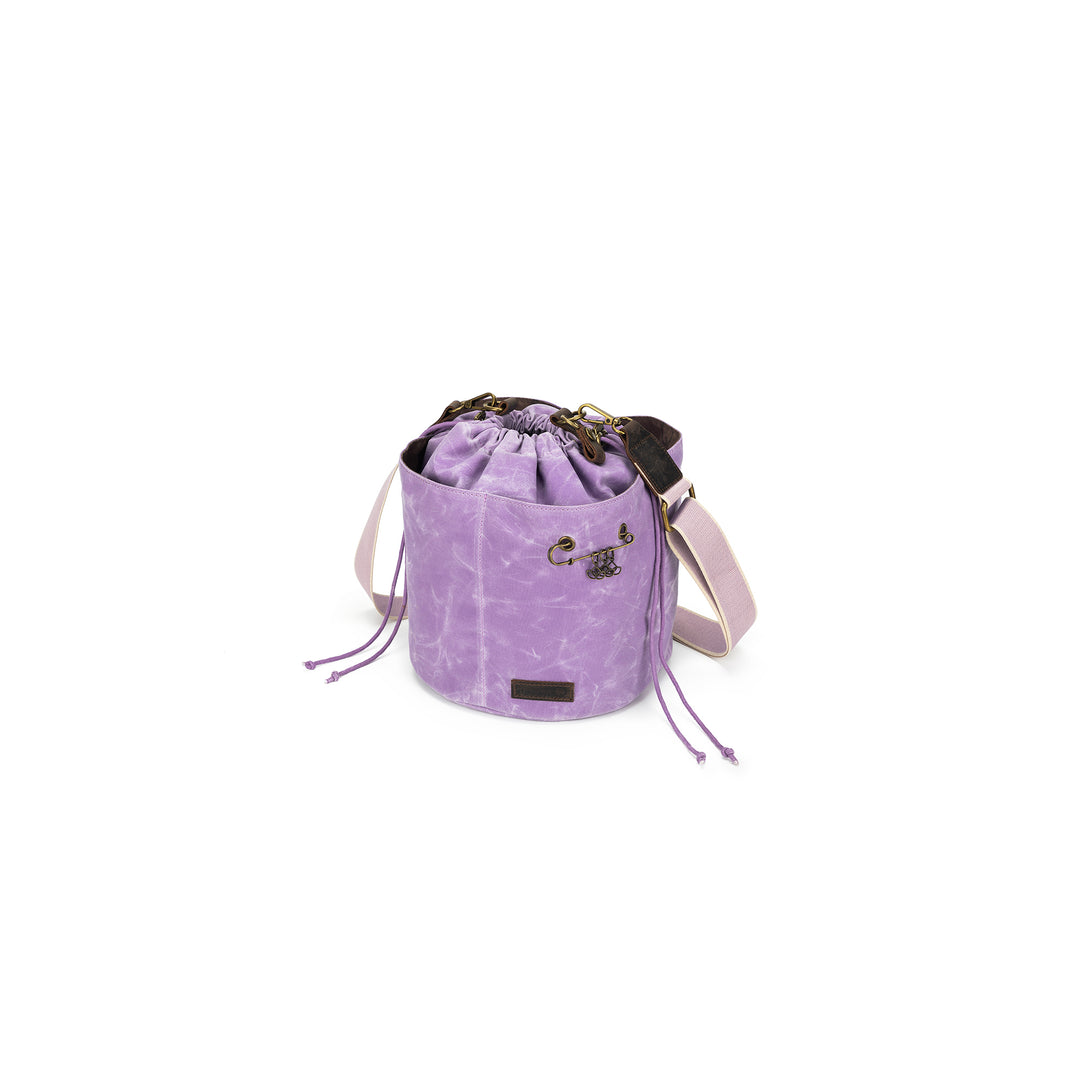 Maker's Canvas Bucket Bag | Violet| dellaQ.com – della Q Retail