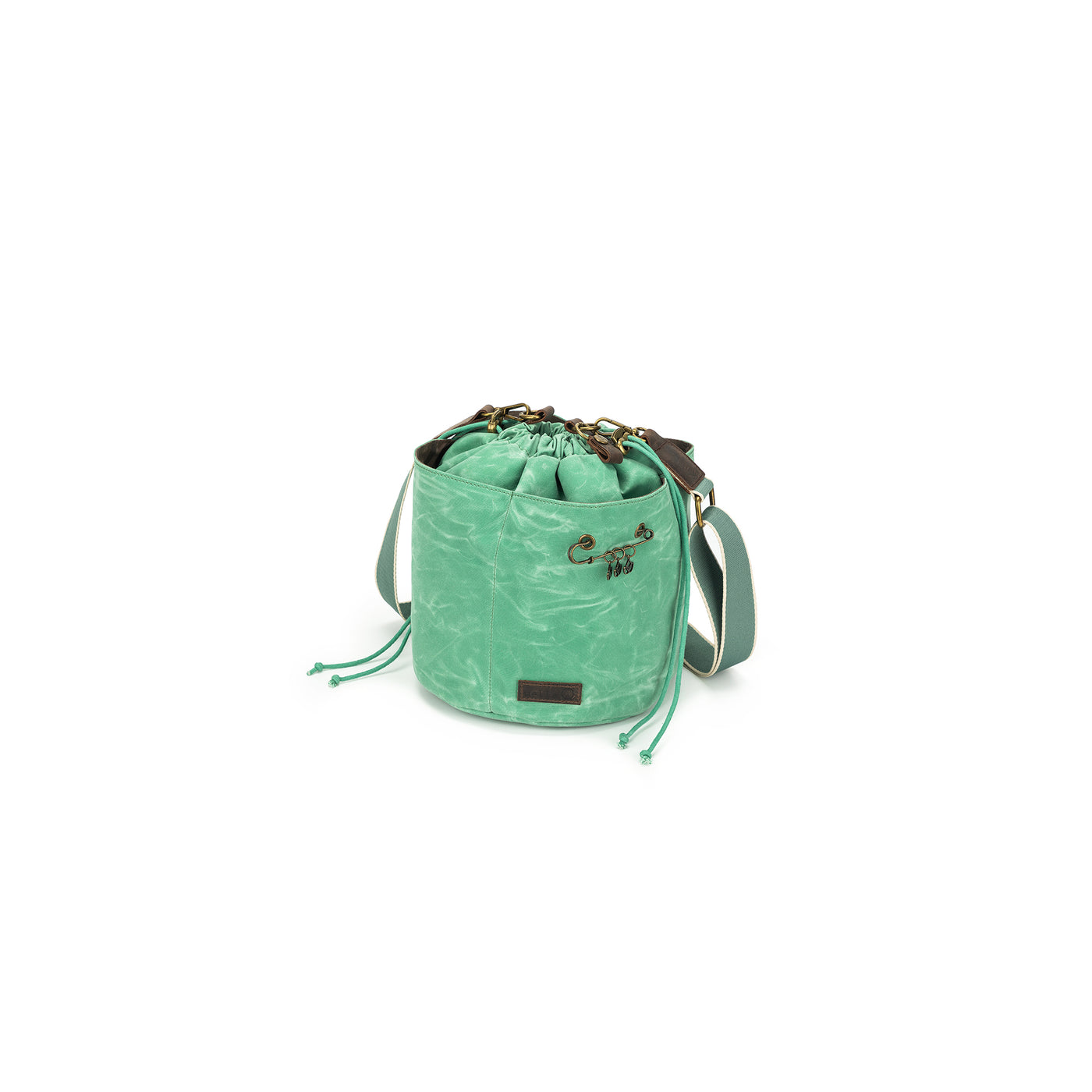 Maker's Canvas Bucket Bag | Jade | dellaQ.com – della Q Retail