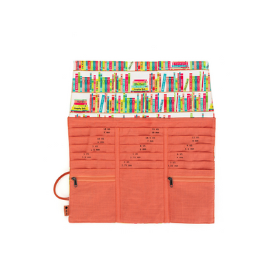 Tri-Fold Circular Needle Case | Linen Library