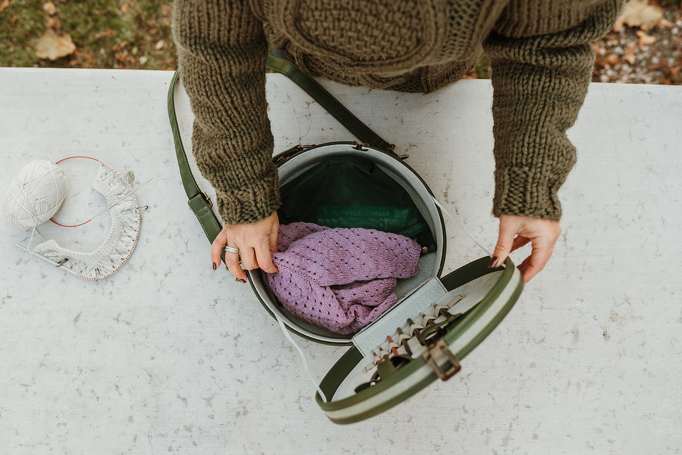 Maker's Hat Box | Sage