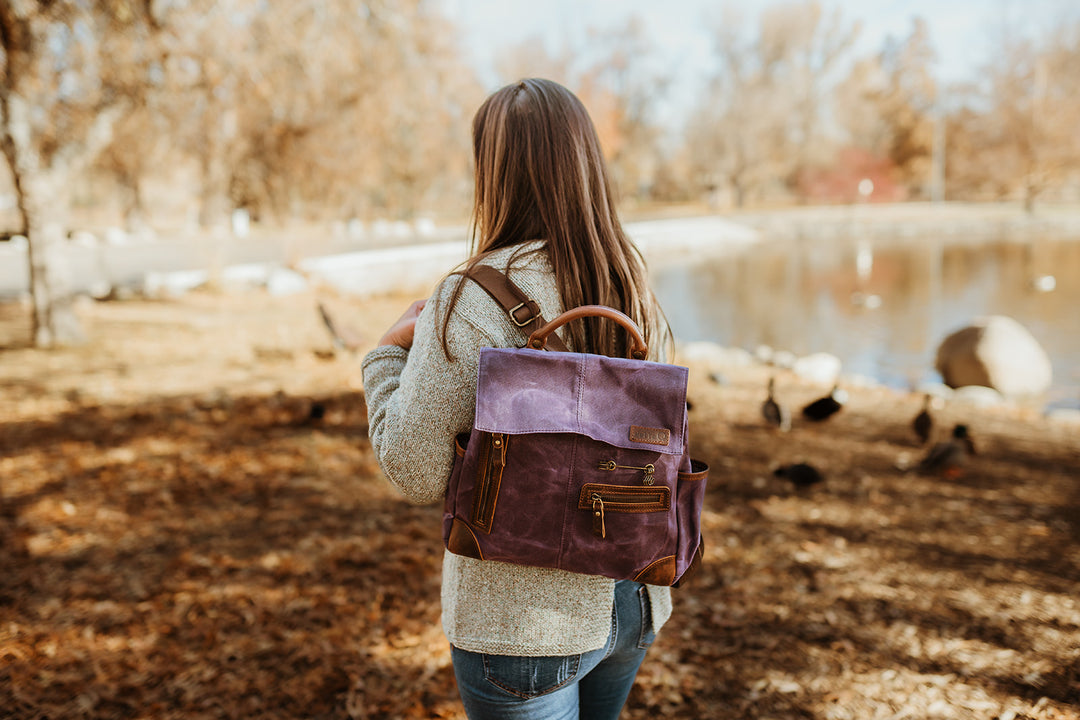 Maker's Midi Backpack | Purple | dellaQ.com – della Q Retail