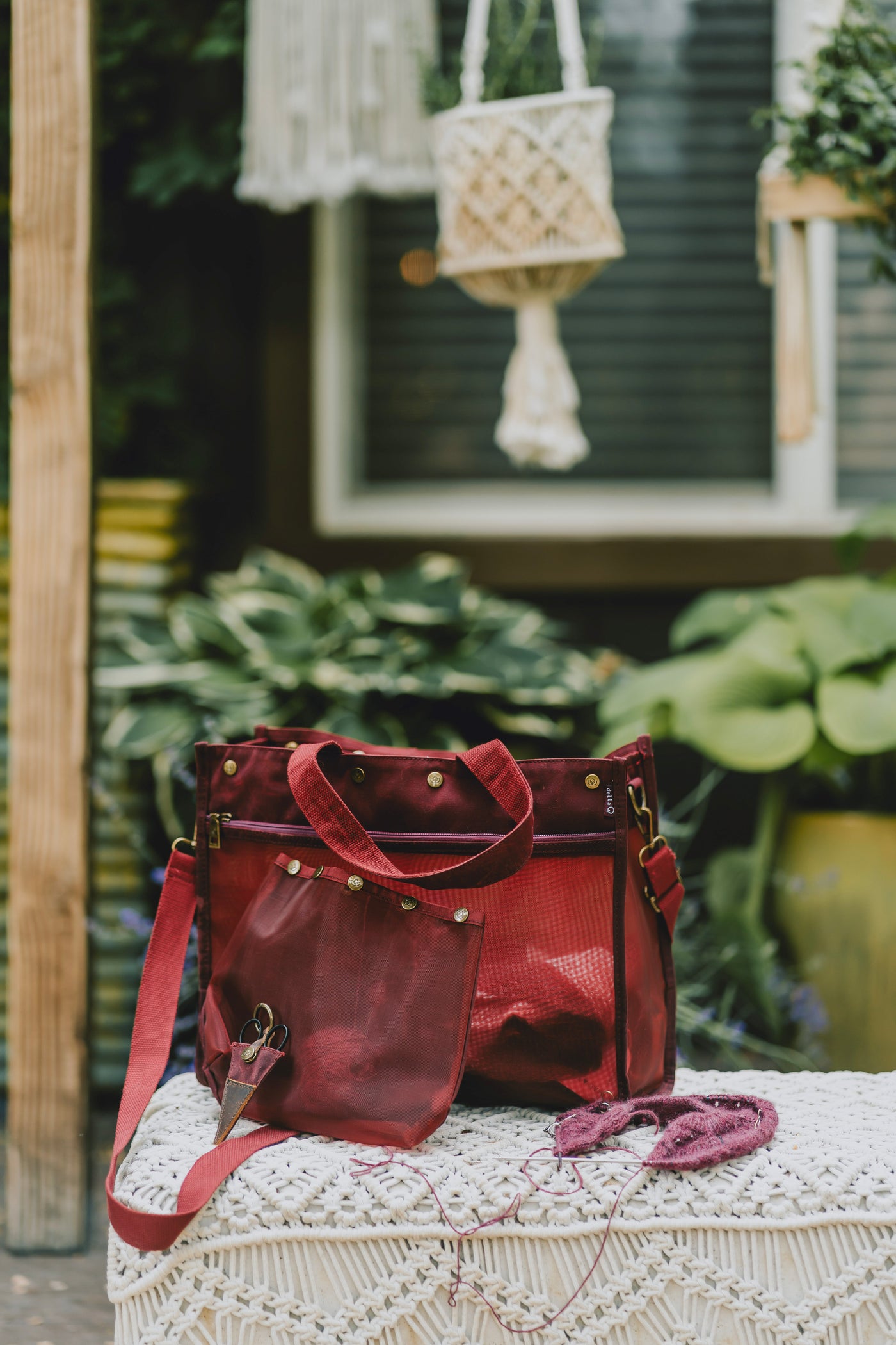 Maker's Mesh Tote | Teal