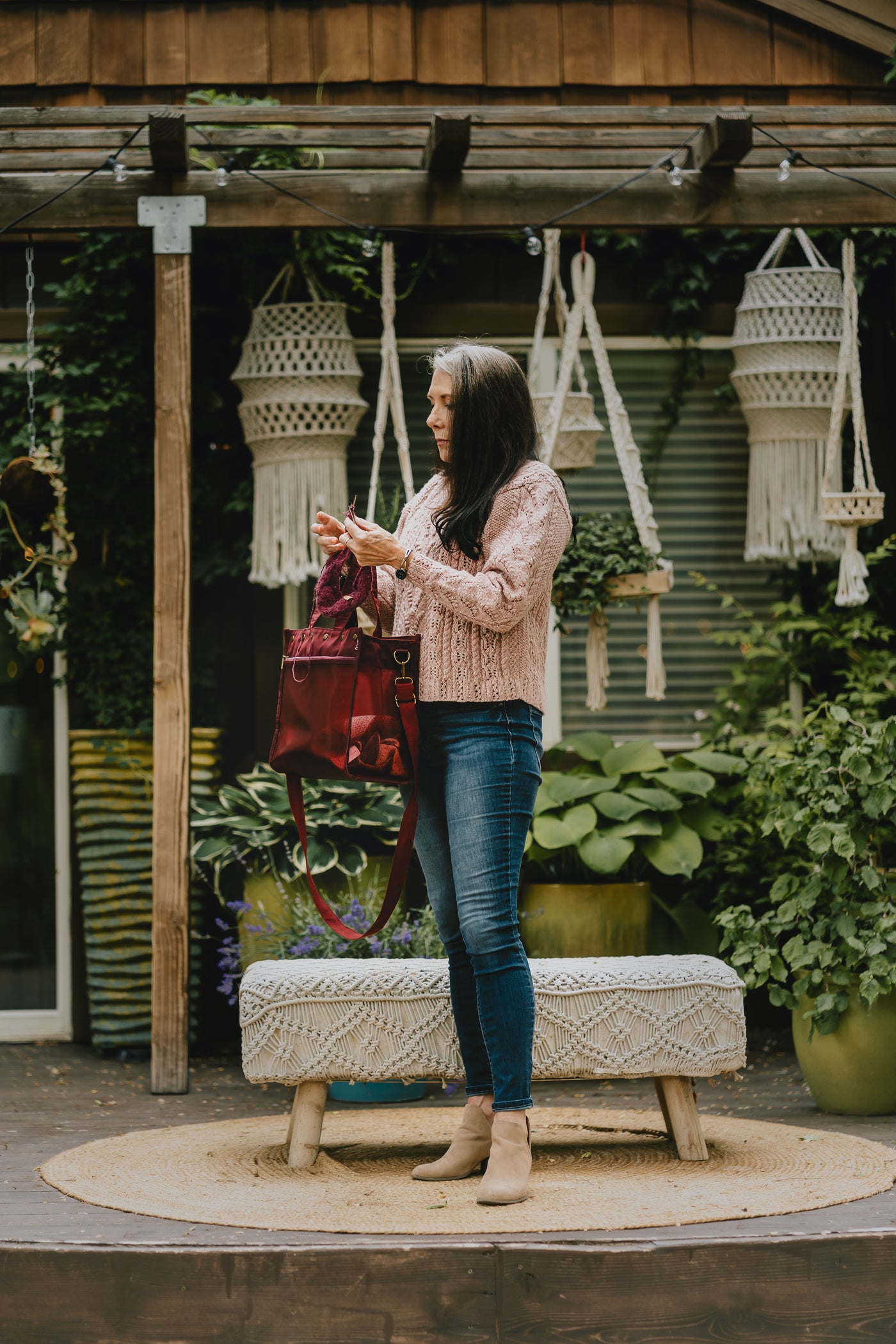 Maker's Mesh Tote | Olive