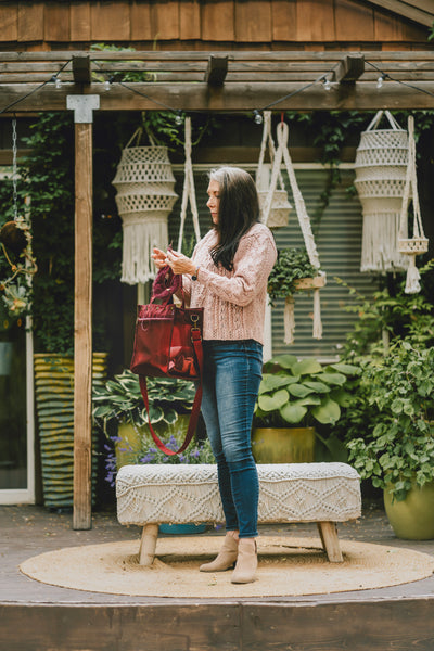 Maker's Mesh Tote | Teal