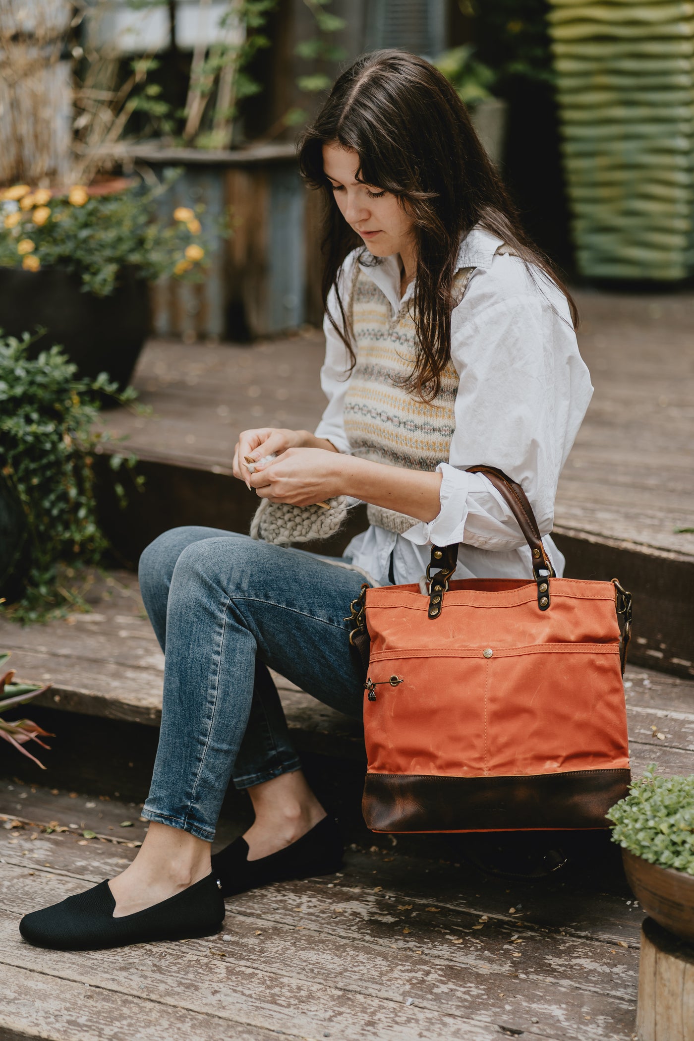 Maker's Canvas Tote | Olive