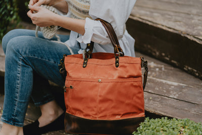 Maker's Canvas Tote | Red