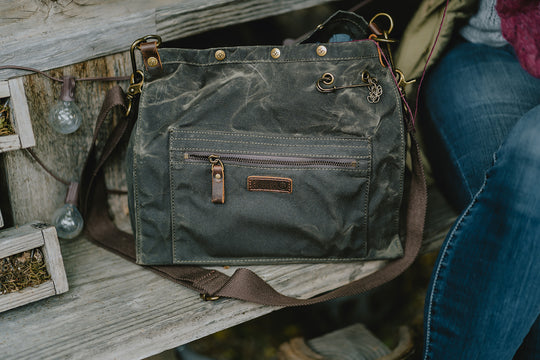 Maker's Canvas Rucksack | Olive | dellaQ.com – della Q Retail