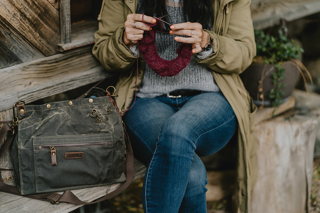 Maker's Canvas Rucksack | Olive | dellaQ.com – della Q Retail