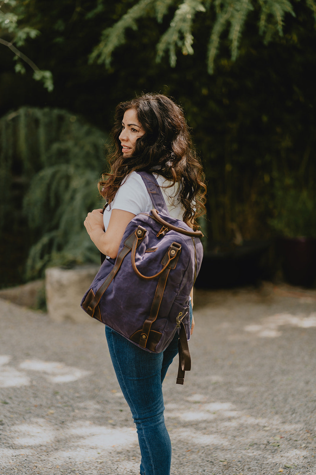 Maker's Canvas Backpack | Red | dellaQ.com – della Q Retail