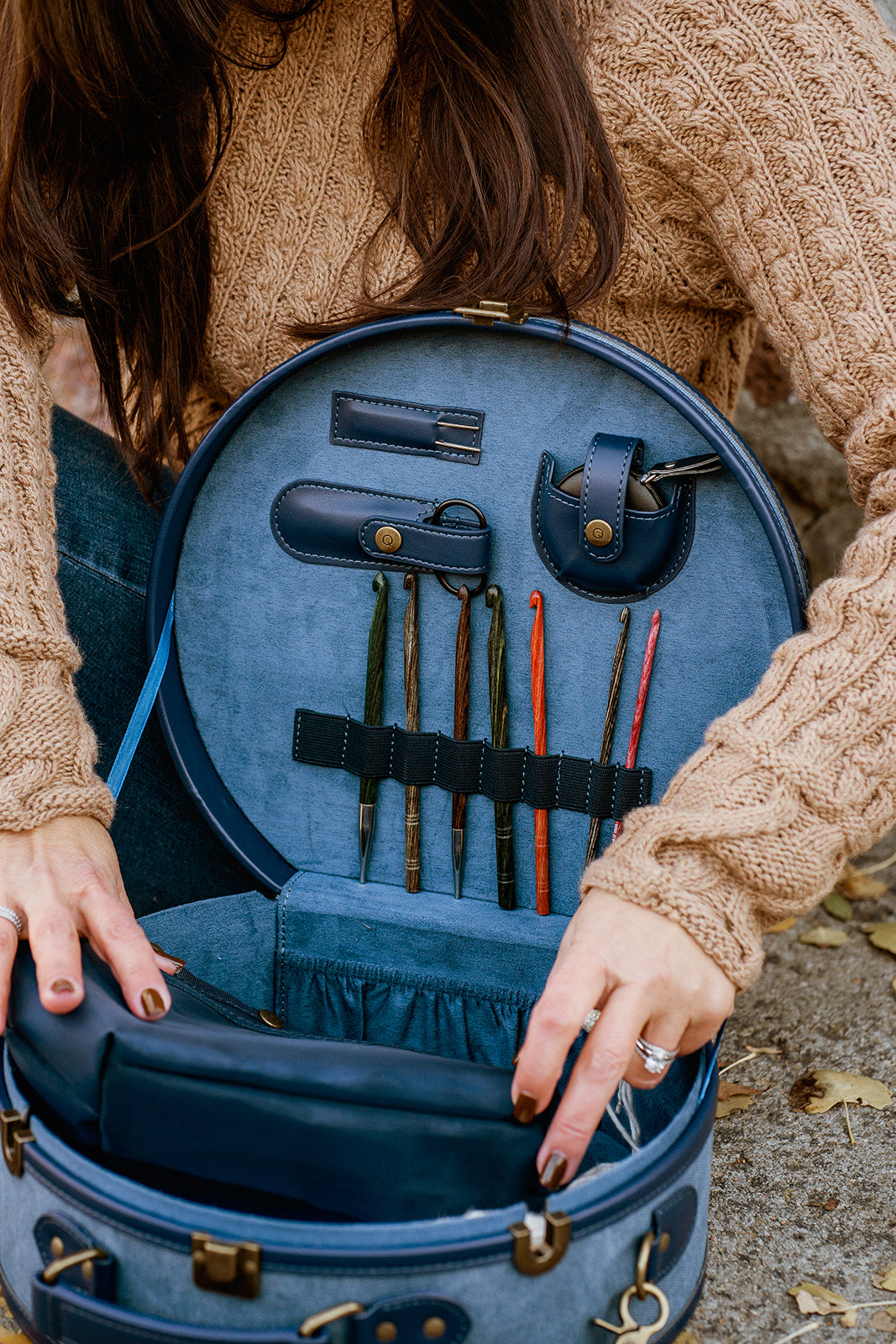 Maker's Hat Box | Indigo