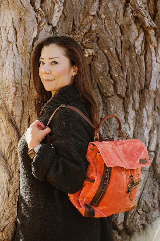 Maker's Midi Backpack | Vivid Rose | dellaQ.com – della Q Retail