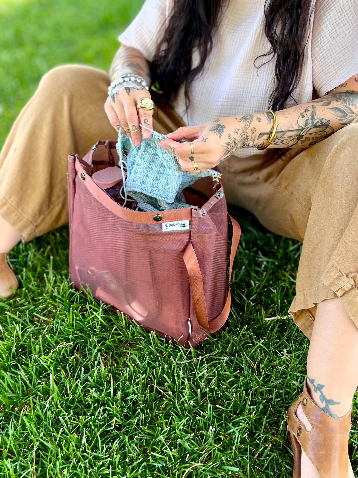 Oh Snap Sack | Yarnsgiving | Large Square