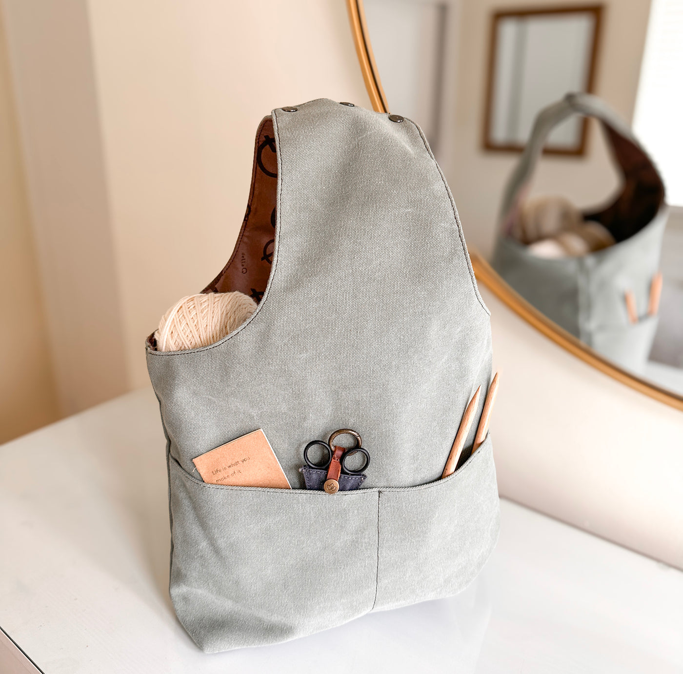 Nora Bucket Bag | Sage