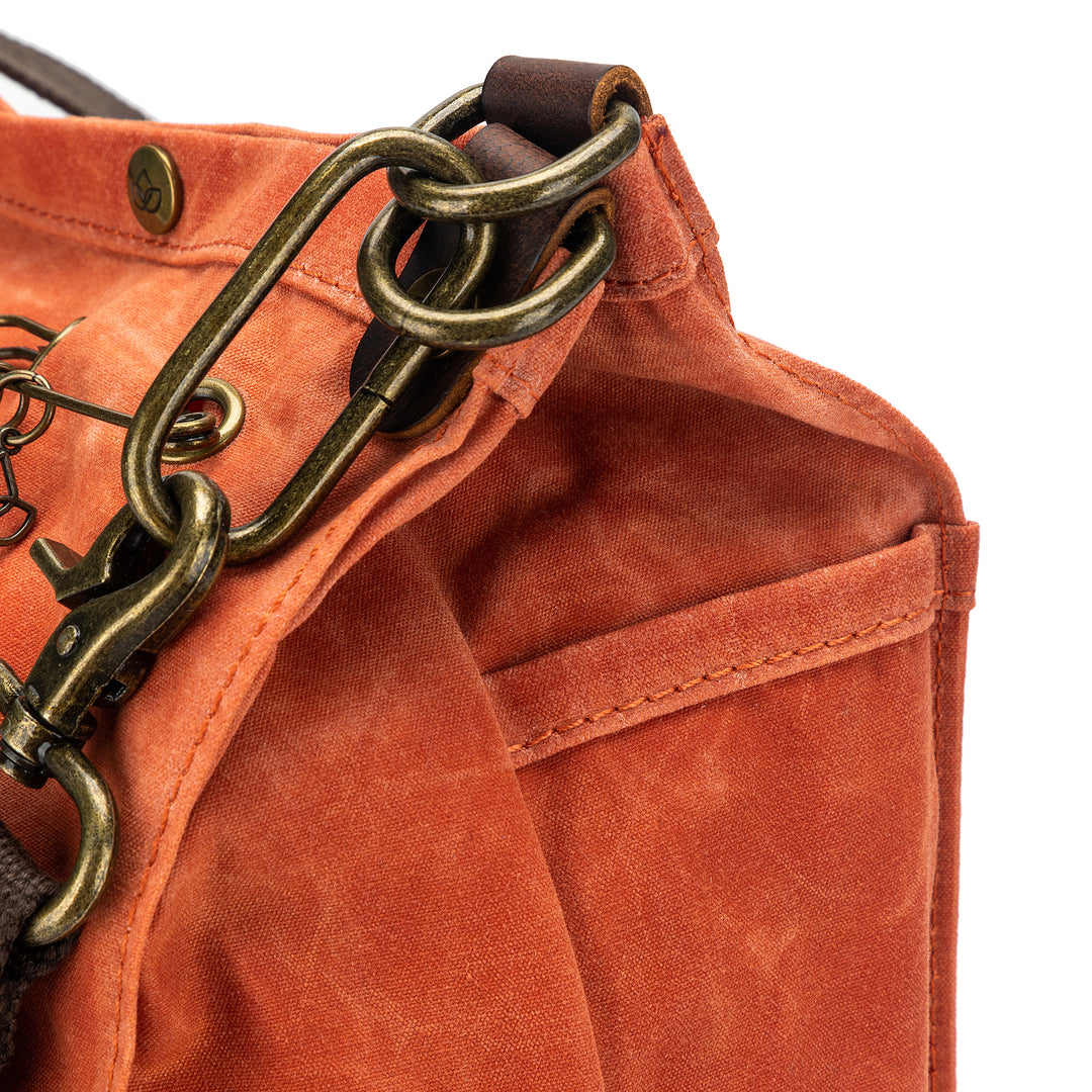 Maker's Canvas Rucksack | Orange – della Q Retail