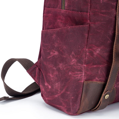 Maker's Canvas Backpack | Red