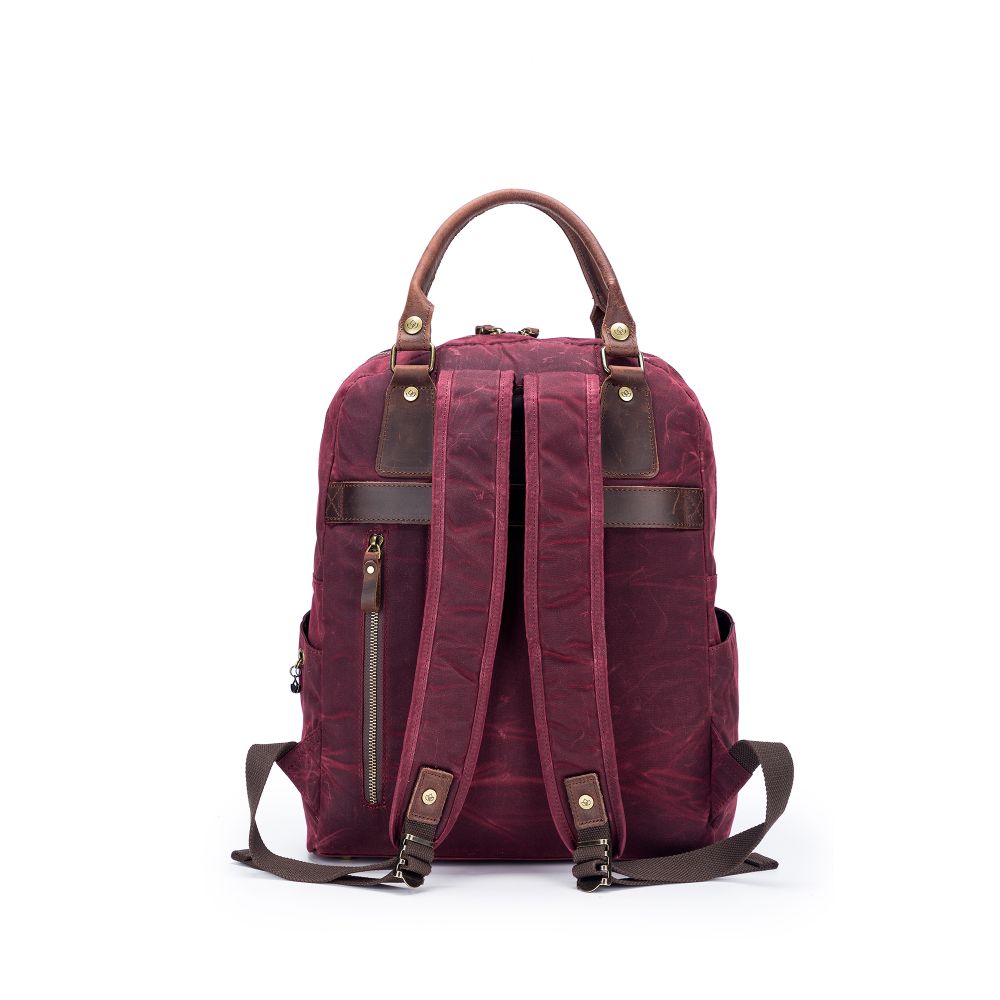Maker's Canvas Backpack | Red