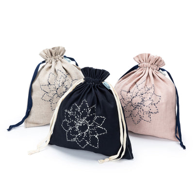 Small Eden Project Bag | Blush Linen